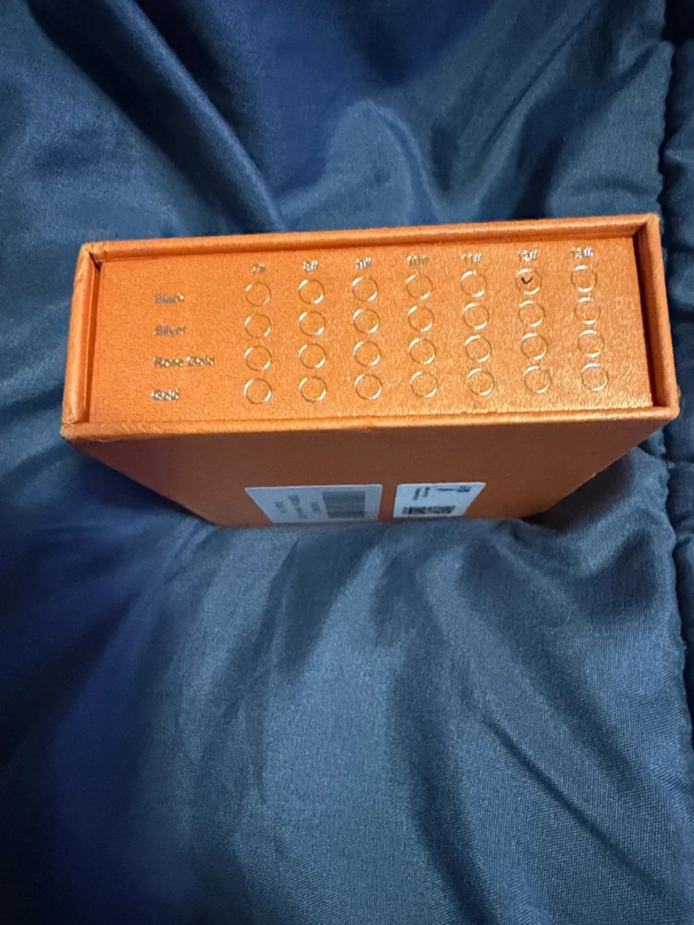 Smart Health Wearable Ring in Orange